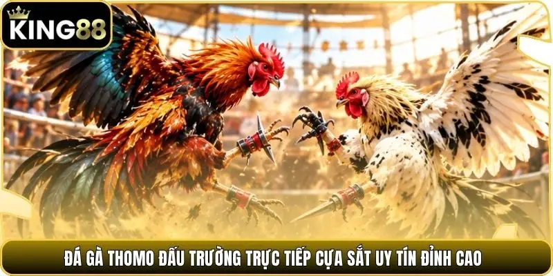 Đá gà Thomo đấu trường trực tiếp cựa sắt uy tín đỉnh cao