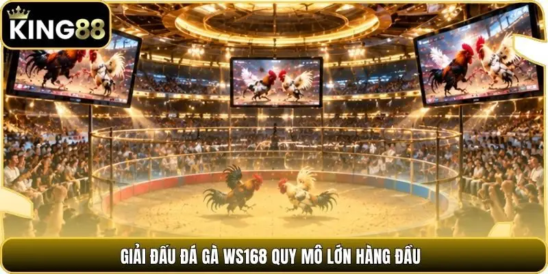 Giải đấu đá gà WS168 quy mô lớn hàng đầu